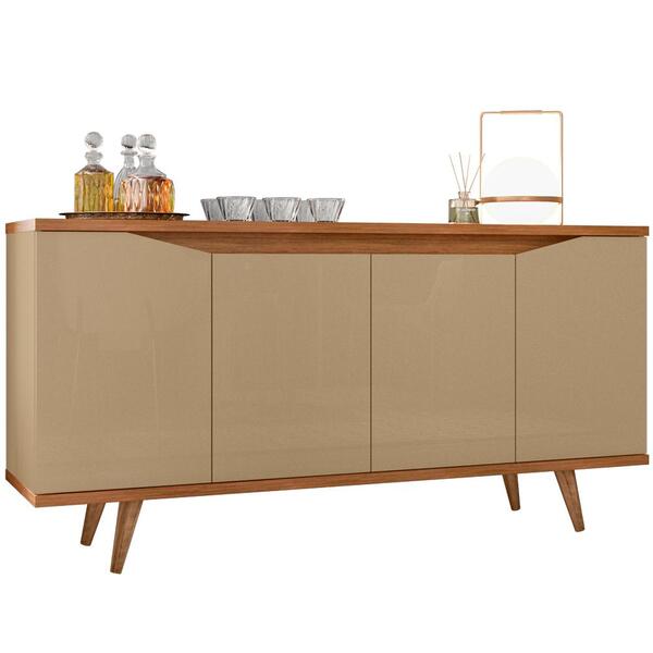 Aparador Buffet 4 Portas Para Sala De Estar 50454 Dcasa