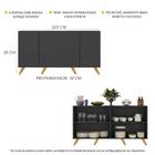 Aparador Buffet 4 Portas Retrô Alemanha Multimóveis Br3556 Pr