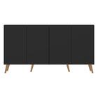 Aparador Buffet 4 Portas Retrô Veneza Multimóveis V3556