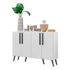 Aparador Buffet 4 Portas Retrô Viena Multimóveis V3606