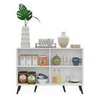 Aparador Buffet 4 Portas Retrô Viena Multimóveis V3606