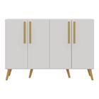 Aparador Buffet 4 Portas Retrô Viena Multimóveis V3606