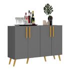 Aparador Buffet 4 Portas Retrô Viena Multimóveis V3606