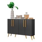 Aparador Buffet 4 Portas Retrô Viena Multimóveis V3606