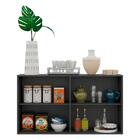 Aparador Buffet 4 Portas Suspenso Viena Multimóveis Preto/bra