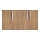 Aparador Buffet 4 Portas Suspenso Viena Multimóveis Rustic/br