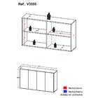 Aparador Buffet 4 Portas Veneza Multimóveis V3555