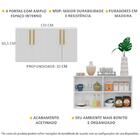 Aparador Buffet 4 Portas Viena Multimóveis Branco/natural