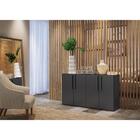 Aparador Buffet 4 Portas Viena Multimóveis Preto