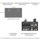 Aparador Buffet 4 Portas Viena Multimóveis V3604