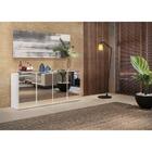 Aparador Buffet 4 Ptas C/ Espelho Vegas Multimóveis Branco