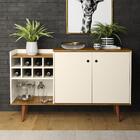 Aparador Buffet /  Adega Outback - Off White / Freijo - Rpm M