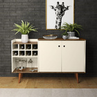 Aparador Buffet /  Adega Outback - Off White / Freijo - Rpm M