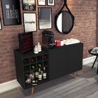 Aparador Buffet / Adega Outback - Preto - Rpm Móveis