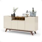 Aparador Buffet  Balcão 4 Portas Prateleira Adega Cantinho Ba