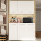 Aparador Buffet  Mais Armário Suspenso Para Cozinha Quarto Pa