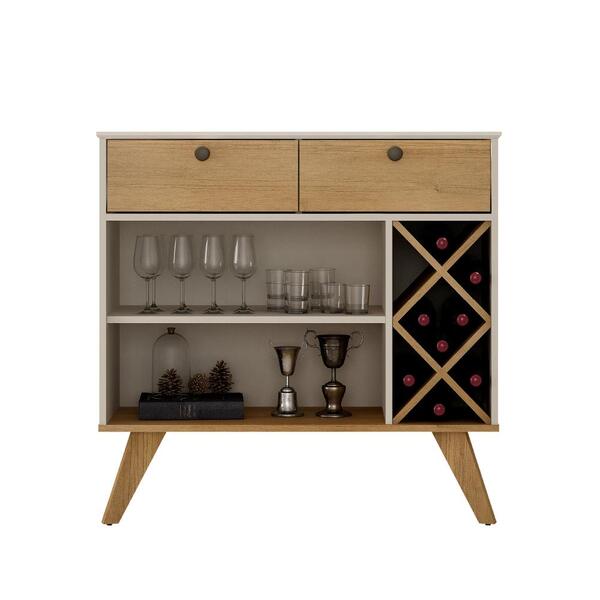 Aparador Buffet Adega Alice 0,91m 2 Gavetas Valdemóveis