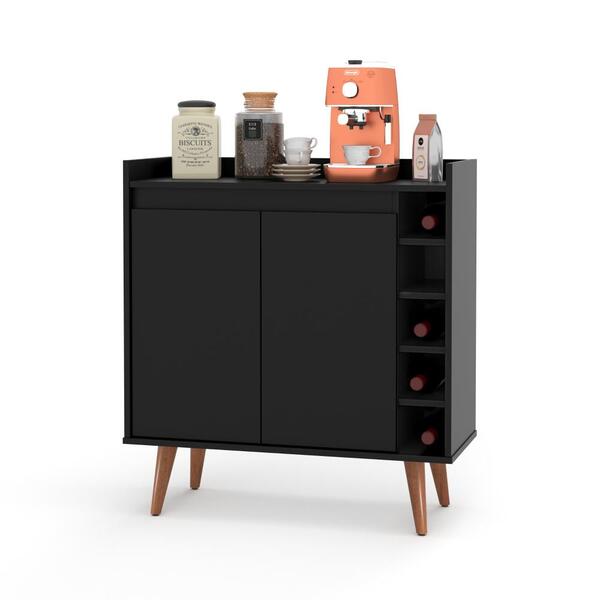 Aparador Buffet Adega Madero - Preto - Rpm Móveis