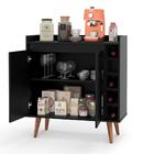 Aparador Buffet Adega Madero - Preto - Rpm Móveis
