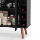 Aparador Buffet Adega Madero - Preto - Rpm Móveis