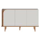 Aparador Buffet Ambiente Jurerê Off White Matte Freijó - Coli