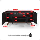 Aparador Buffet Balcão 4 Portas Prateleira Adega Cantinho Bar