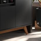 Aparador Buffet Balcão 4 Portas Prateleira Adega Cantinho Bar