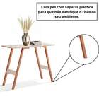 Aparador Buffet Balcão Adega Pé Aço Tampo Mdf Hall Entrada Co