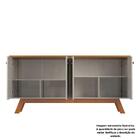 Aparador Buffet Balcão Sala De Estar 4 Portas 2 Prateleiras O