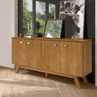 Aparador Buffet Balcão Sala De Estar 4 Portas 2 Prateleiras O