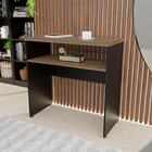 Aparador Buffet Balcão Sala De Estar Escritório 90x42cm Marro