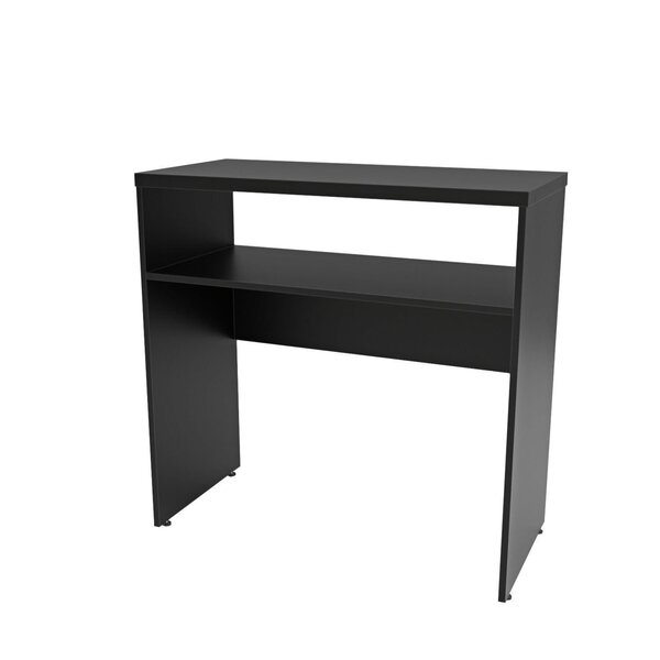 Aparador Buffet Balcão Sala De Estar Escritório 90x42cm Preto