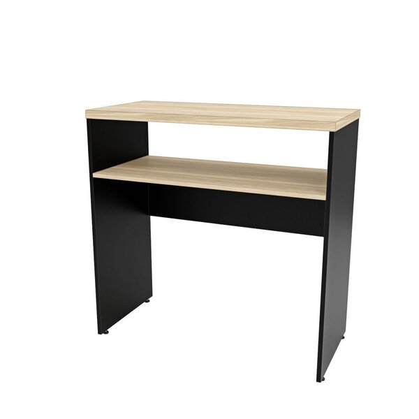 Aparador Buffet Balcão Sala De Estar Escritório Com Vidro 90c