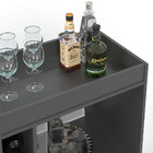 Aparador Buffet Bar Adega Retrô Com Rodízios Londres - Grafite