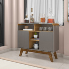 Aparador Buffet Bar Café Para Sala De Estar E Recepção Lohan