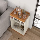 Aparador Buffet Bar Retrô Astúrias Com 4 Adegas E Bandeja - V