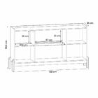 Aparador Buffet Bari Com 2 Portas E Pés De Madeira Maciça