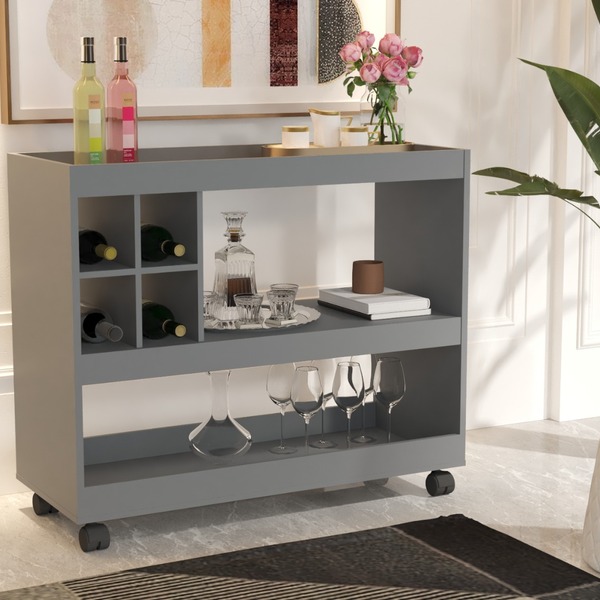 Aparador Buffet Bebidas Retrô Decorativo Moderno Alto Padrão