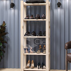 Aparador Buffet Branco Com 4 Pés Palito E 2 Portas