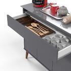 Aparador Buffet Brisbane Cinza