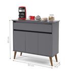 Aparador Buffet Brisbane Cinza