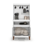 Aparador Buffet Cantinho Do Café Flow 2 Portas Com Pés Em Mad