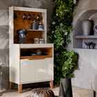 Aparador Buffet Cantinho Do Café Flow 2 Portas Com Pés Em Mad