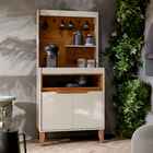 Aparador Buffet Cantinho Do Café Flow 2 Portas Com Pés Em Mad