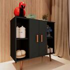 Aparador Buffet Canto Do Café Porta De Correr Retrô London Pr