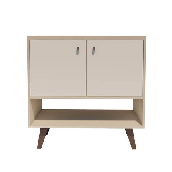 Aparador Buffet Com 02 Portas E 01 Nicho Msm311pa/ci Pátina/c