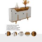 Aparador Buffet Com 4 Portas Retrô 160cm Multimóveis Cr50105