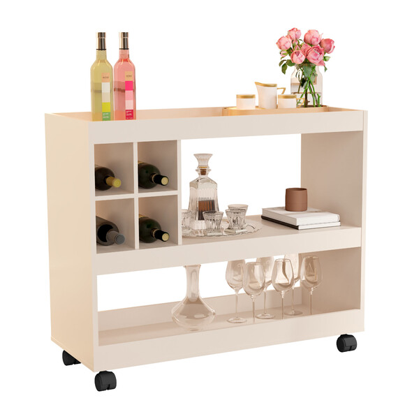 Aparador Buffet Com Adega Bardi Babus - Perola