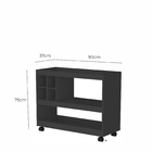 Aparador Buffet Com Adega Bardi Babus - Preto / Nature