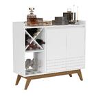 Aparador Buffet Com Adega E Prateleira 2 Portas Iaris - Branc